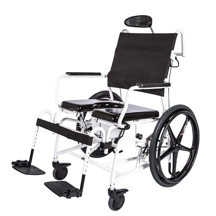 AltimateMedical ActiveAid 285 PKG204 Package #2-18″Wx18″D Tilt-In-Space Shower/Commode Chair for Rehab & Home