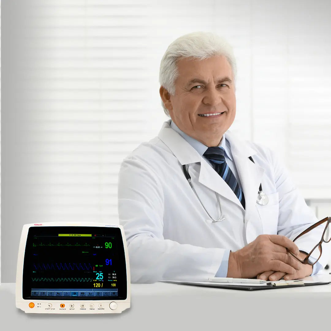 Schiller TRANQUILITY II 12.1" Touchscreen Multiparameter Patient Monitor: Compact, Portable & Versatile