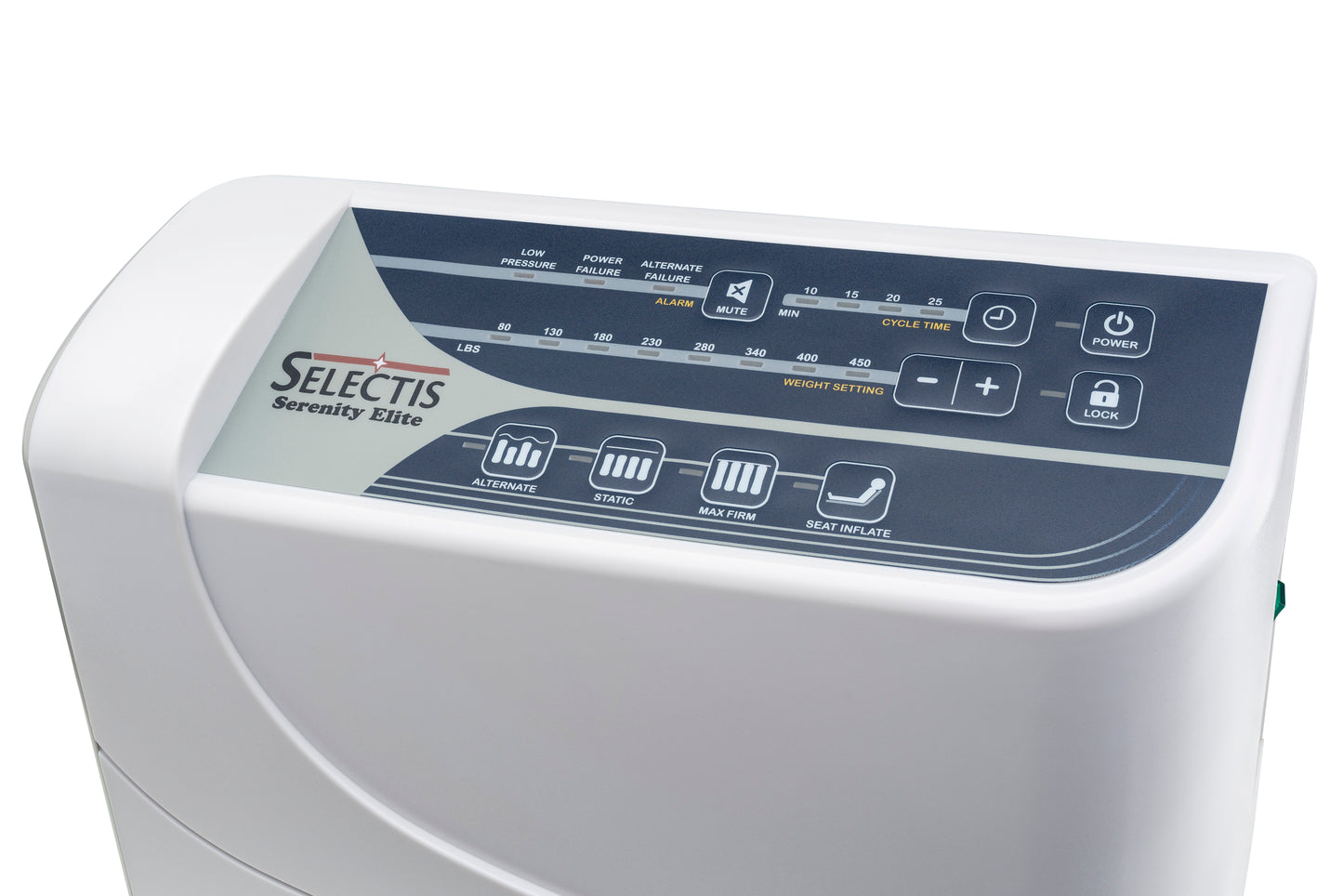 EmeraldSelectis Plus Serenity Elite Digital Alternating Pressure Low Air Loss Mattress System: Advanced Support & Safety Features