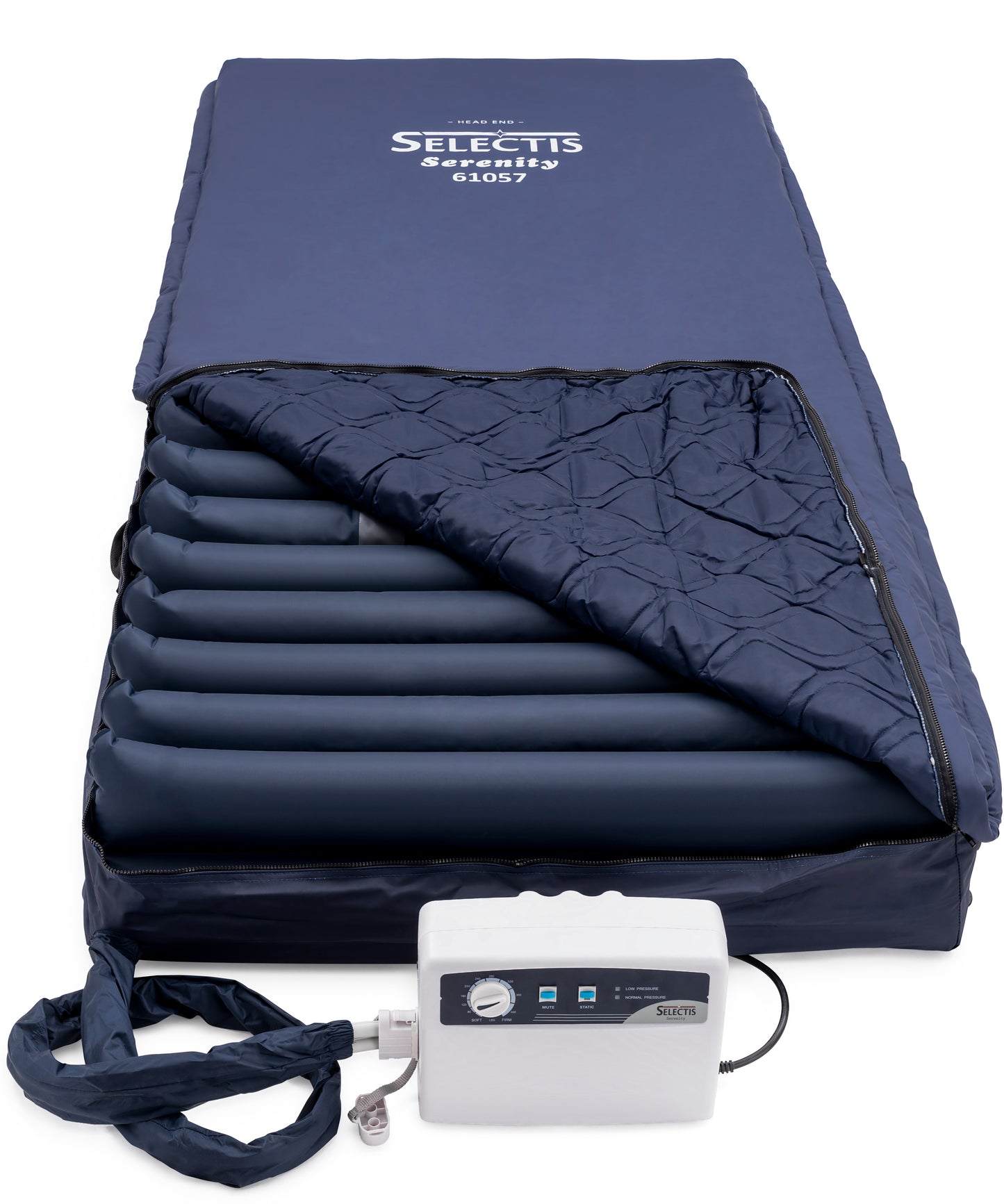 Emerald Selectis Serenity Alternating Pressure Low Air Loss System: 8" Bladders, Adjustable Pressure & CPR Valve