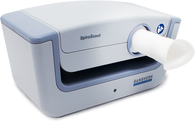 Schiller SpiroScout Ultrasonic Spirometer: Precise, Calibration-Free Lung Health Evaluation