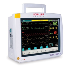 Schiller TRANQUILITY II 12.1" Touchscreen Multiparameter Patient Monitor: Compact, Portable & Versatile