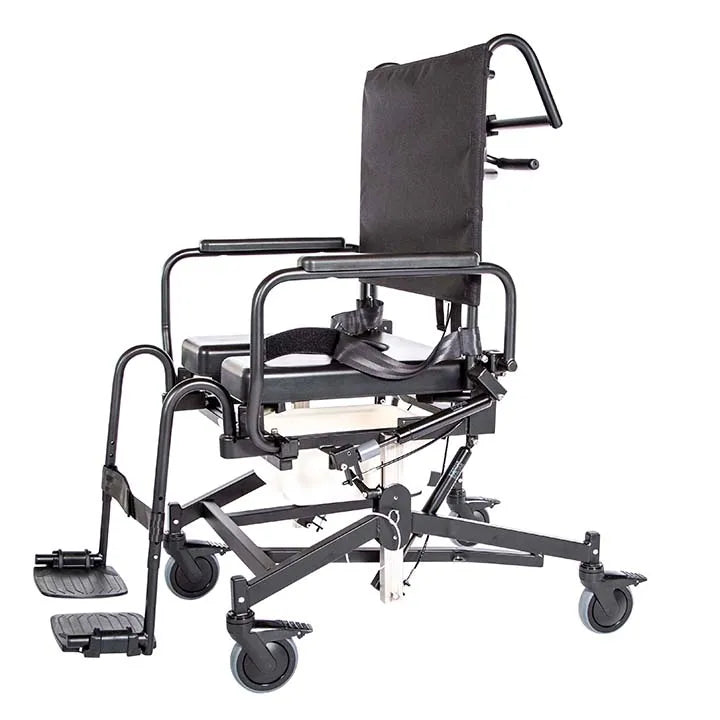 AltimateMedical ActiveAid 285TR PKG212 Package #4-20″Wx18″D Adaptable Tilt & Recline Shower/Commode Chair with Height Adjustment