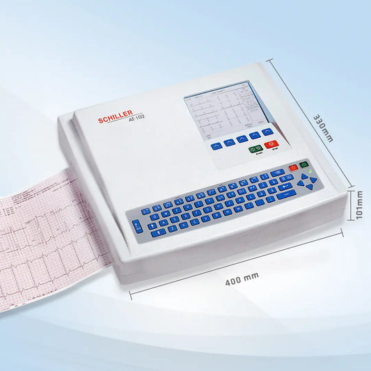 Schiller CARDIOVIT AT-102 EKG: Reliable 12-Lead with Interpretation & Cost-Effective Value
