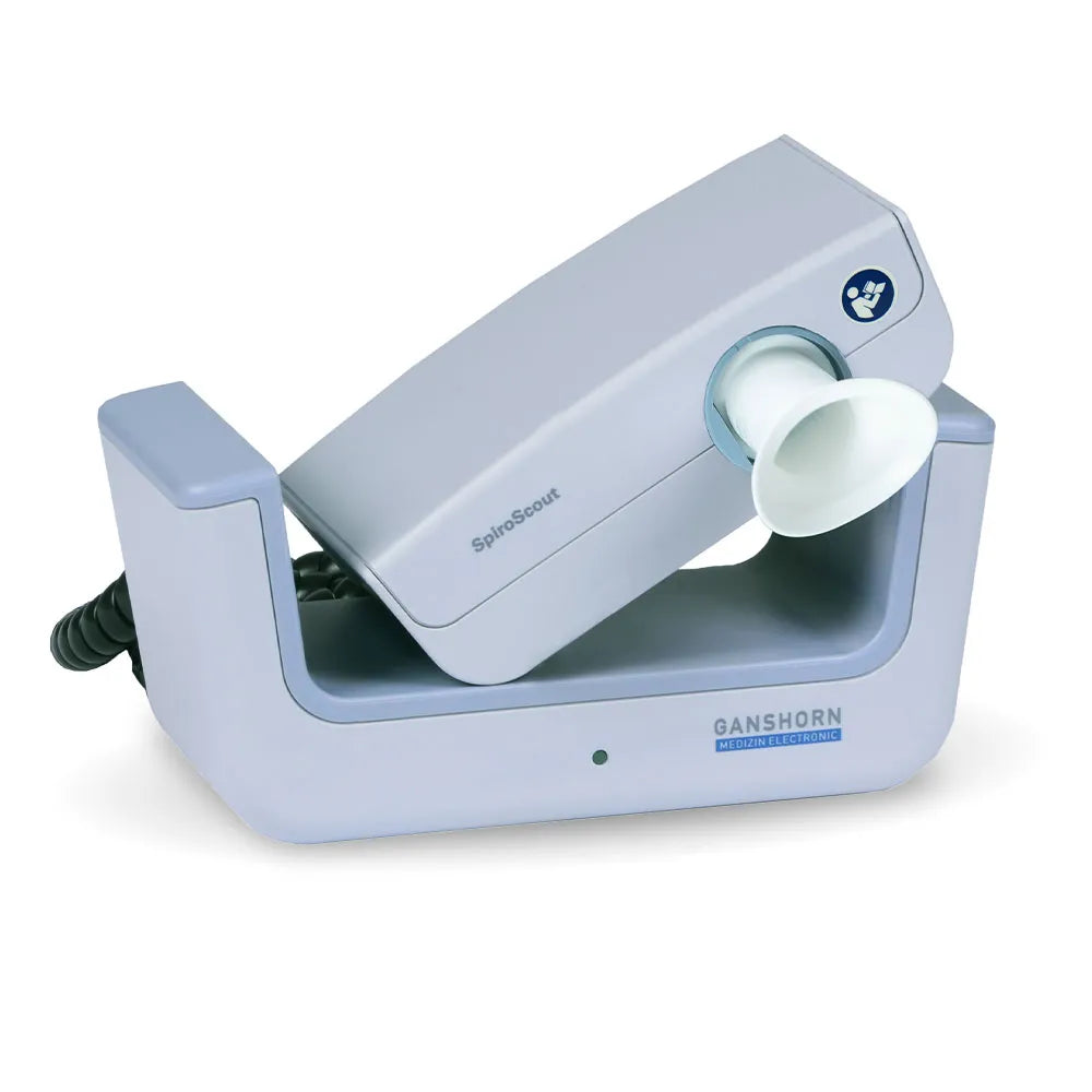 Schiller SpiroScout Ultrasonic Spirometer: Precise, Calibration-Free Lung Health Evaluation