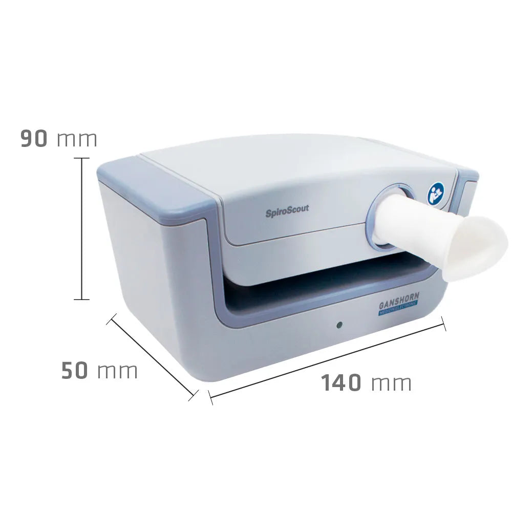 Schiller SpiroScout Ultrasonic Spirometer: Precise, Calibration-Free Lung Health Evaluation