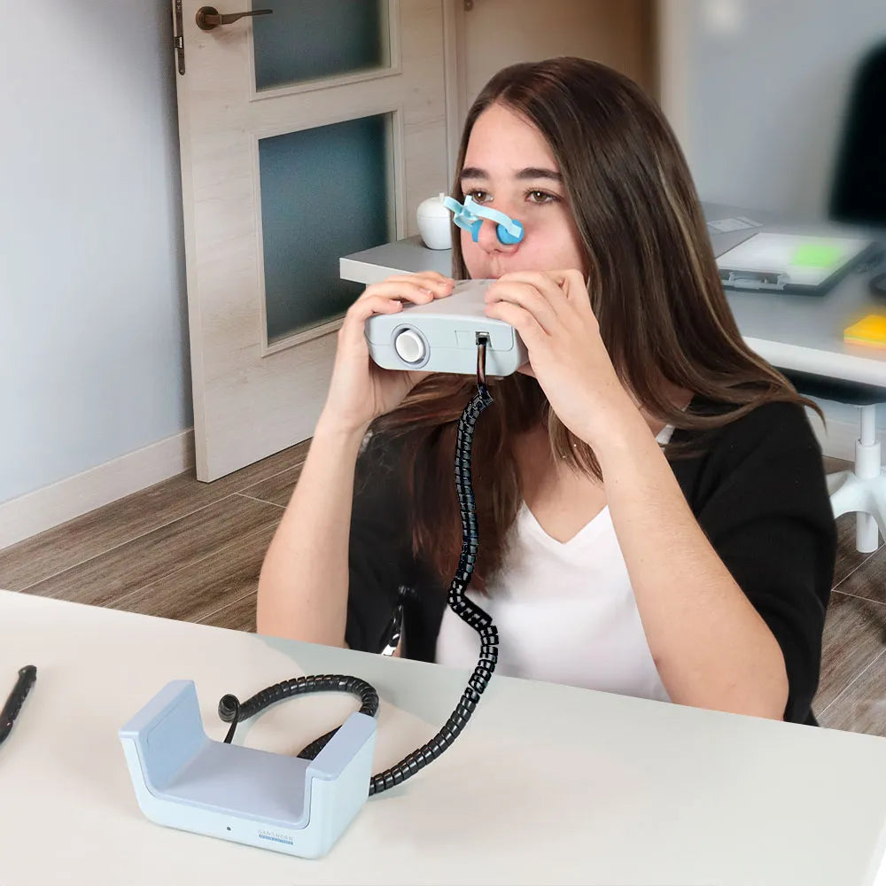 Schiller SpiroScout Ultrasonic Spirometer: Precise, Calibration-Free Lung Health Evaluation