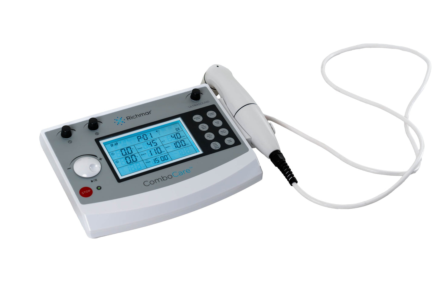 RIchmar ComboCare: Professional 2-Channel Electrotherapy & Ultrasound Combination Unit