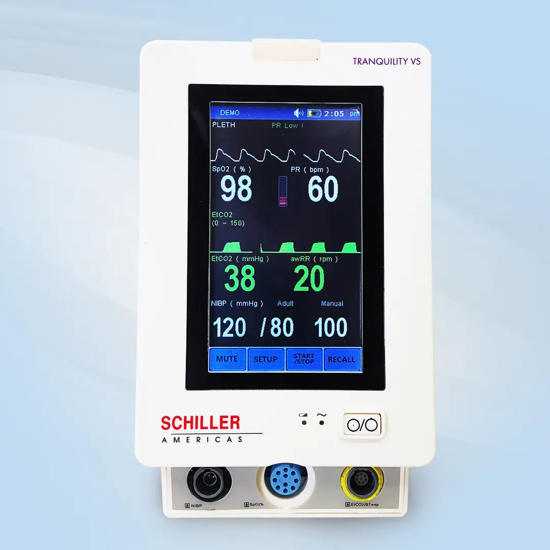 Schiller TRANQUILITY VS Vital Signs Monitor: Versatile, Compact & Portable