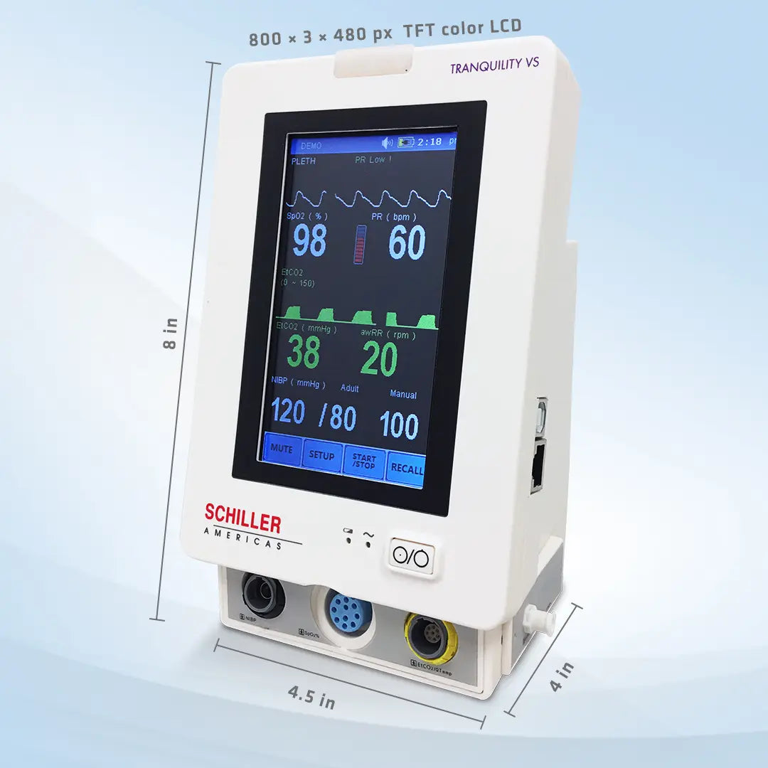 Schiller TRANQUILITY VS Vital Signs Monitor: Versatile, Compact & Portable
