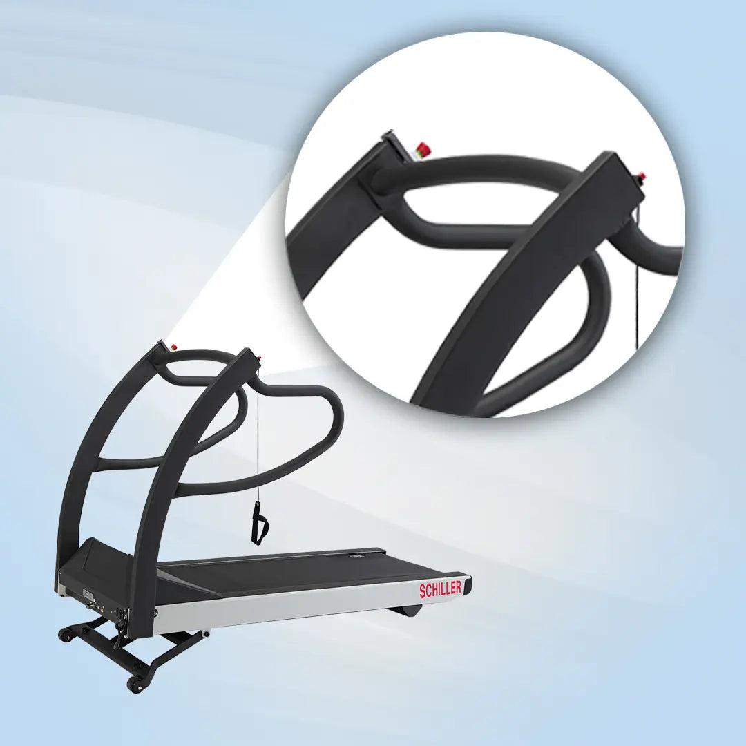 Schiller TMX-428 Medical Treadmill: Heavy-Duty, Quiet Operation & Stress Test Integration