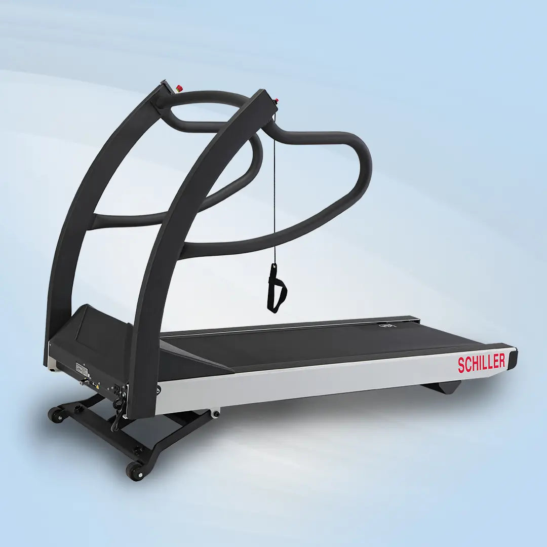 Schiller TMX-428 Medical Treadmill: Heavy-Duty, Quiet Operation & Stress Test Integration