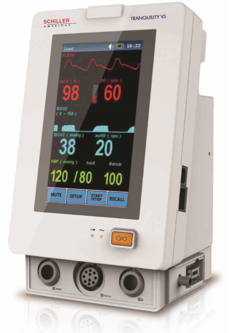 Schiller TRANQUILITY VS Vital Signs Monitor: Versatile, Compact & Portable
