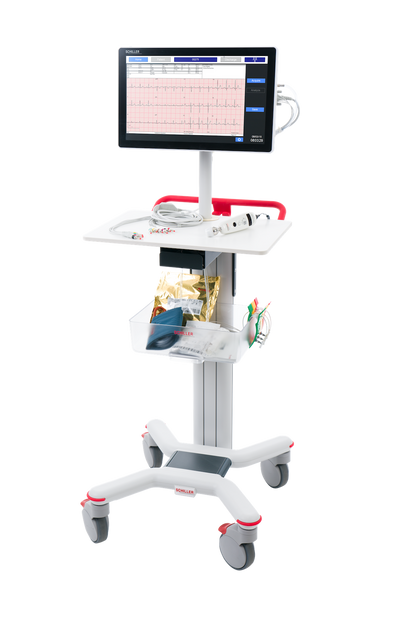 Schiller Diagnostic Station DS-20: All-in-One Vital Signs & EKG with Masimo SpO2