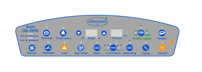 ObboMed OB-2650 PremiumAir™ Mattress : 10” Alternating Pressure & Multi-Angle Rotation System