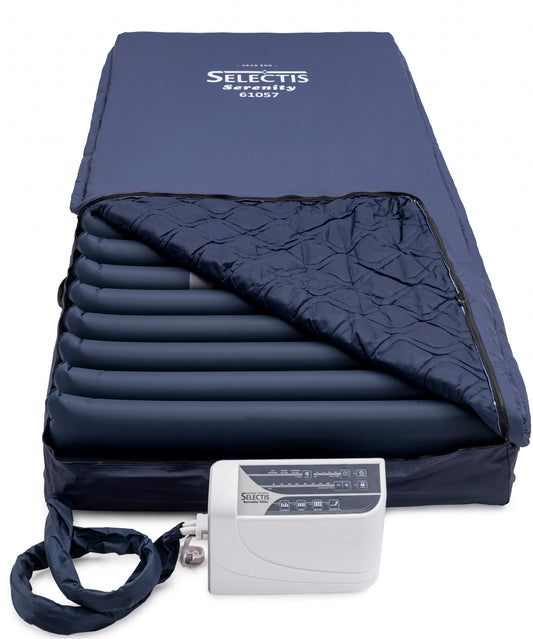 EmeraldSelectis Plus Serenity Elite Digital Alternating Pressure Low Air Loss Mattress System: Advanced Support & Safety Features