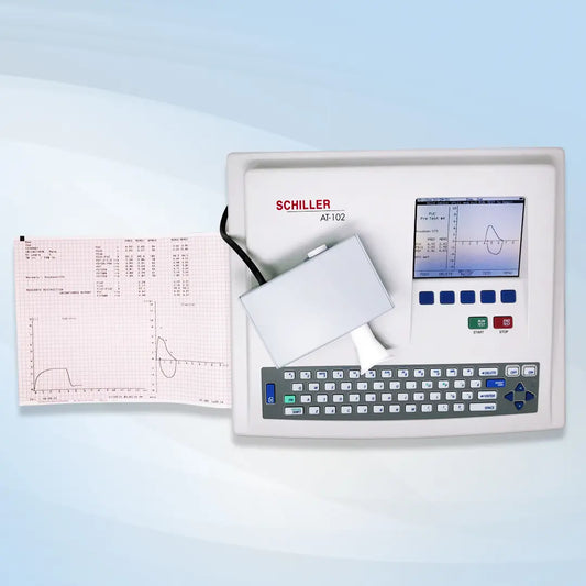 Schiller CARDIOVIT AT-102 SCM SP: Integrated EKG & Ultrasonic Spirometry System