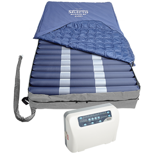 Emerald Selectis Plus Serenity XL Digital Bariatric Alternating Pressure Low Air Loss Mattress System: Enhanced Width, High Weight Capacity & Safety