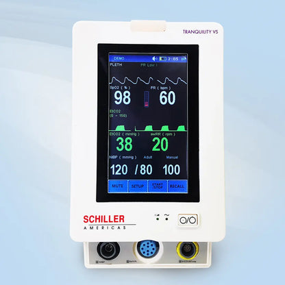 Schiller TRANQUILITY VS Vital Signs Monitor: Versatile, Compact & Portable